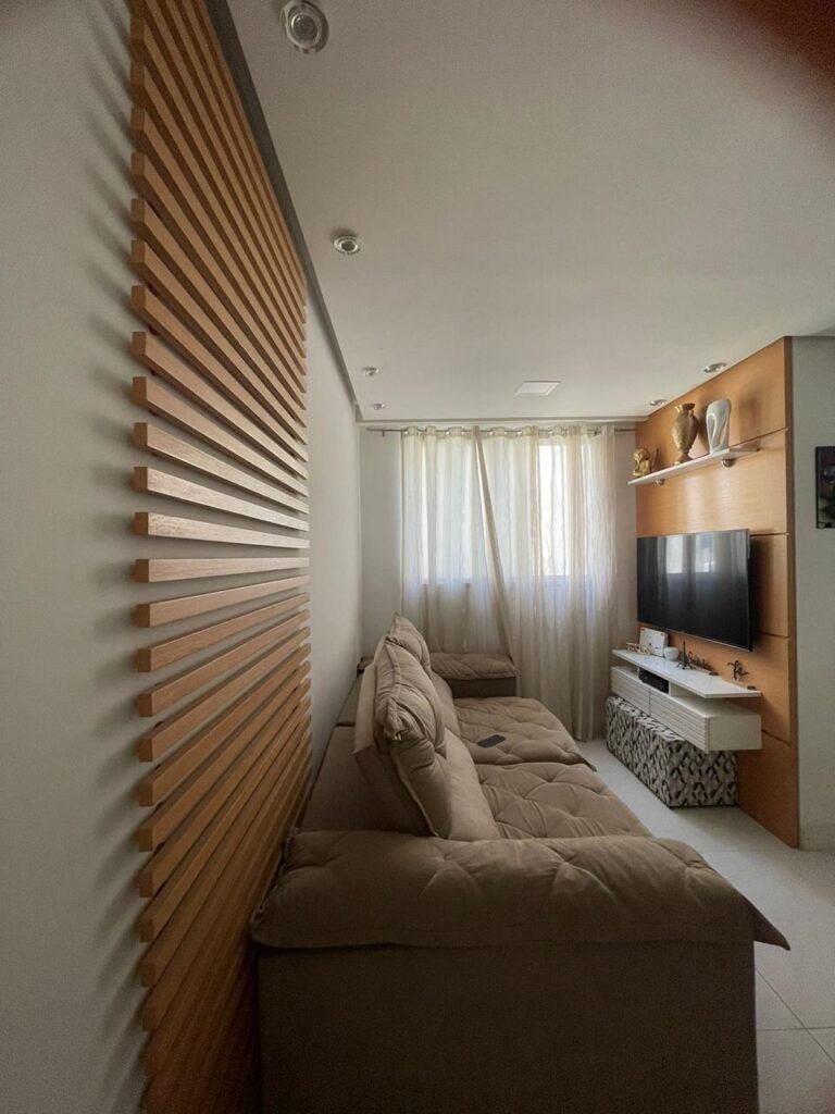 Apartamento mobiliado, 2 quartos, c/ vaga 45m²